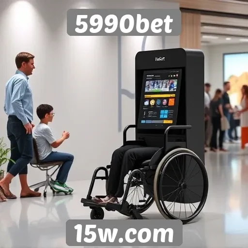 Acessibilidade e design do site 5990bet